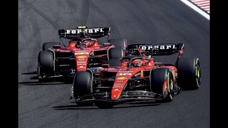 フェラーリのルクレール＆サインツコメント＠F1ハンガリーGP決勝