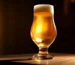 飲み物－おしゃれなグラスのビール