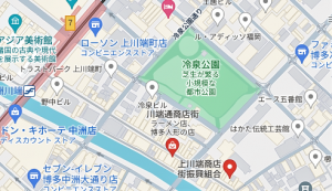 上川端商店街マップ