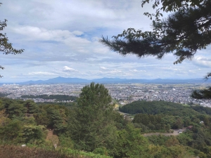 春日山城からの眺望