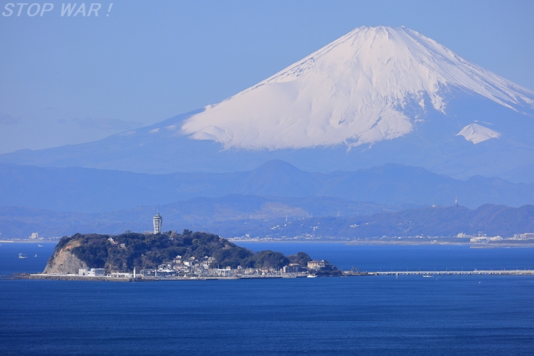 富士山と江ノ島SN
