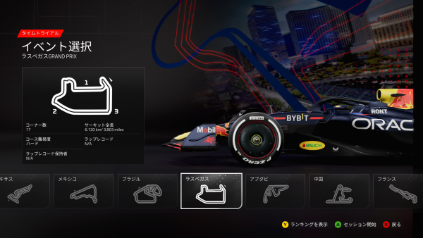 F1 23 Screenshot ラスベガスGP サーキット