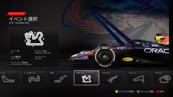 F1 23 Screenshot カタールGP サーキット