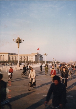 自転車通勤で長安街をゆく！　1989年 北京