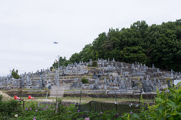 墓と飛行機