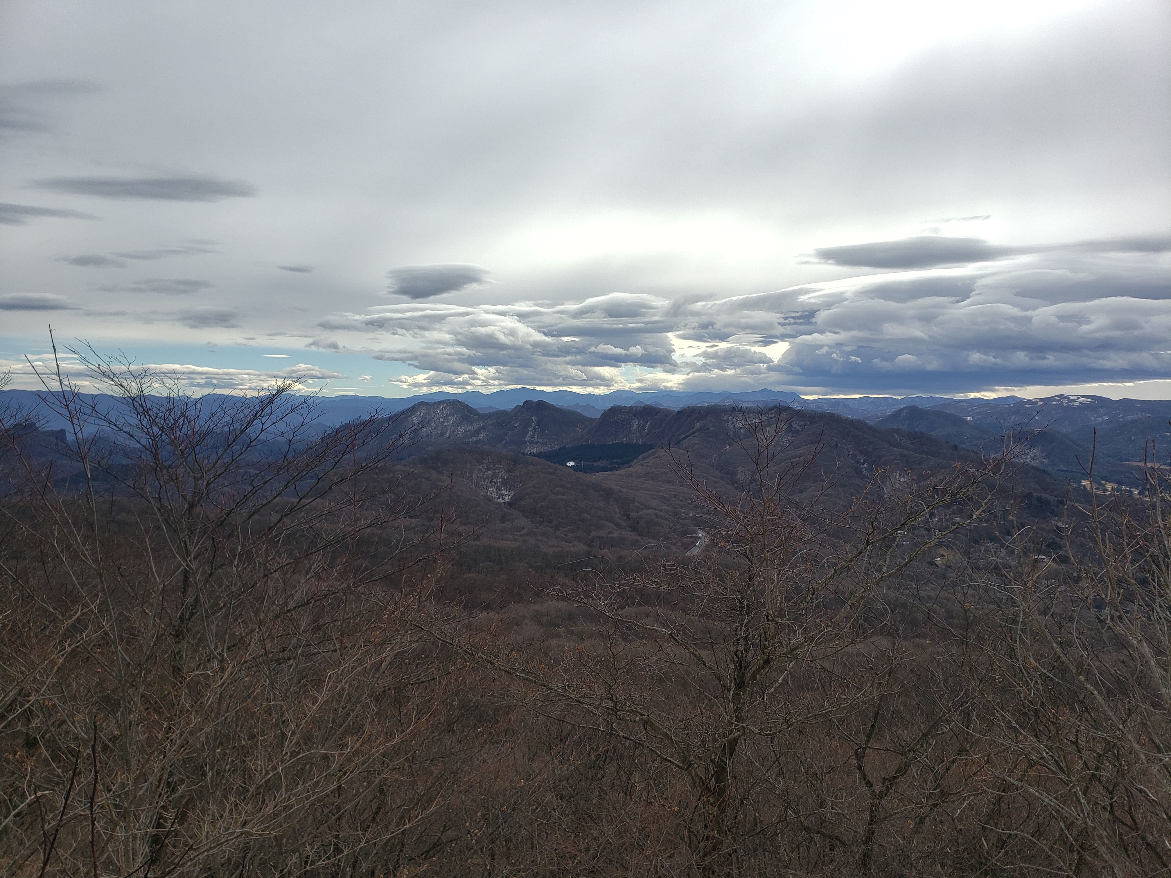 矢ケ崎山（標高1155m）からの眺め