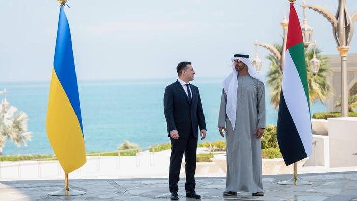 UAE 大統領、ネタニヤフ首相に 「ゼレンスキーに金の無心をしろ」 と語る