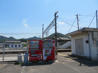 岡山JR宇野線彦崎駅