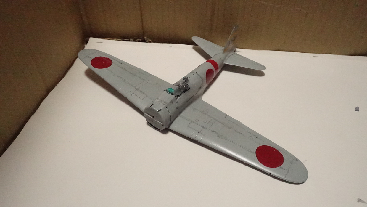 タミヤの傑作機シリーズ No.16 日本海軍 零式艦上戦闘機21型(A6M2) その７