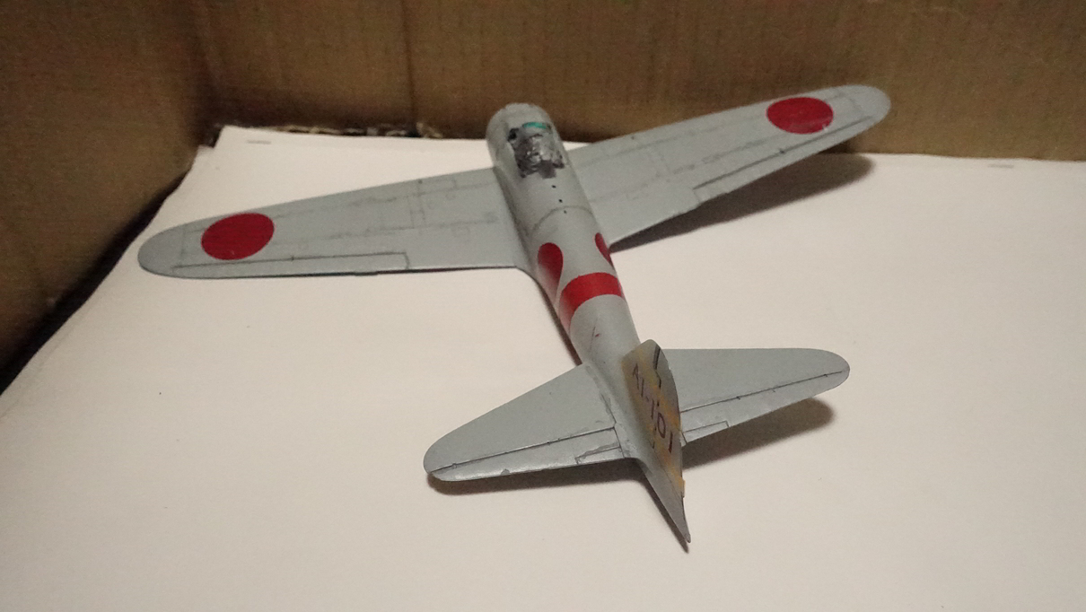 タミヤの傑作機シリーズ No.16 日本海軍 零式艦上戦闘機21型(A6M2) その８