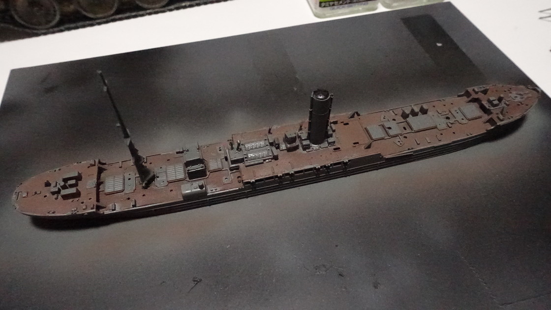 アオシマのWLシリーズ No.558 日本海軍給糧艦 間宮 その６