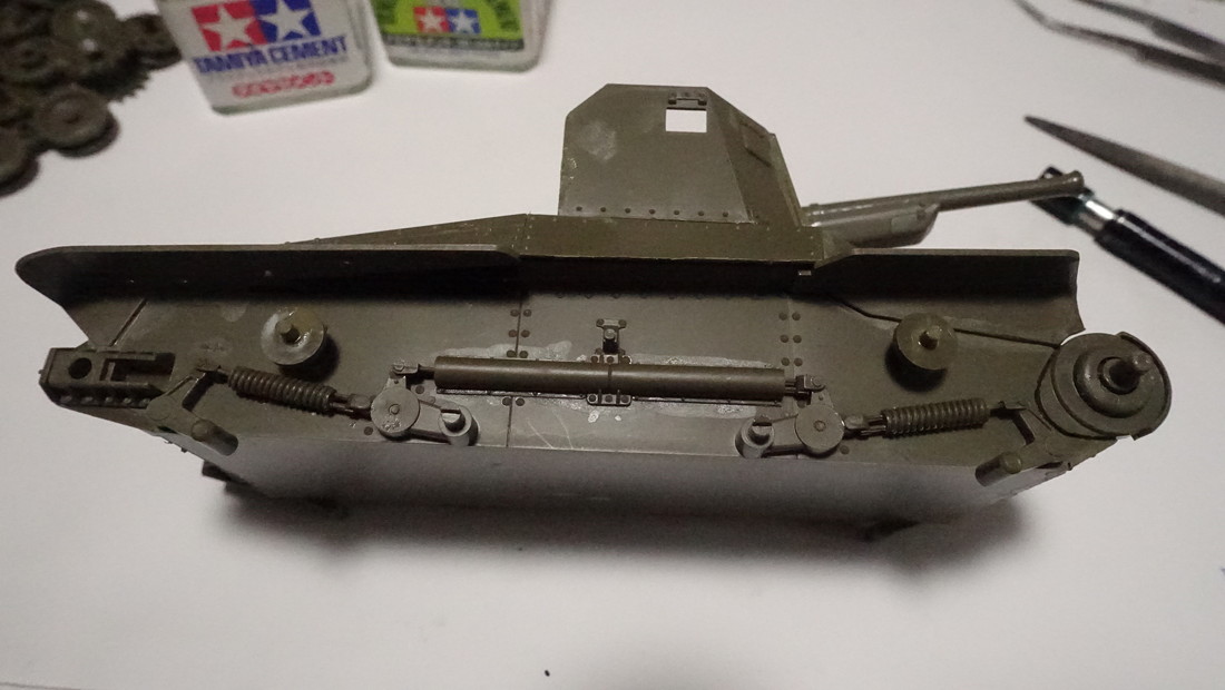 タミヤのミリタリーミニチュアシリーズ No.331 日本陸軍 一式砲戦車(人形6体付き) その６