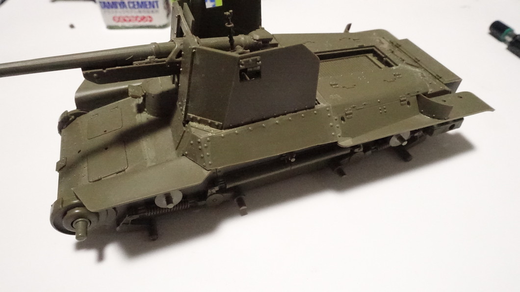 タミヤのミリタリーミニチュアシリーズ No.331 日本陸軍 一式砲戦車(人形6体付き) その８